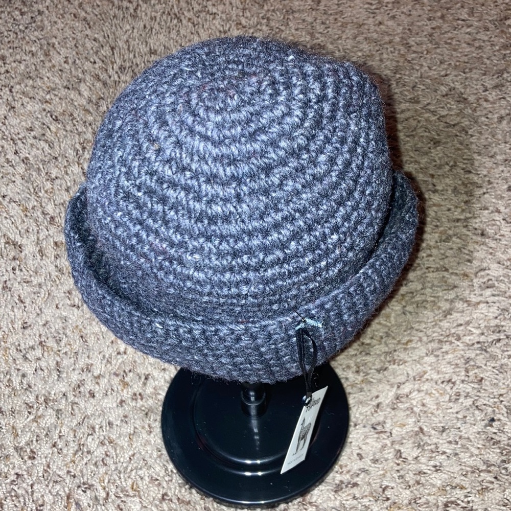 Nash Bec Gray Ecuador Wool Hat NWT